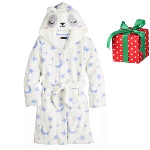 Cuddle Duds® Fleece Critter Hooded Robe Size Small (6-6X)